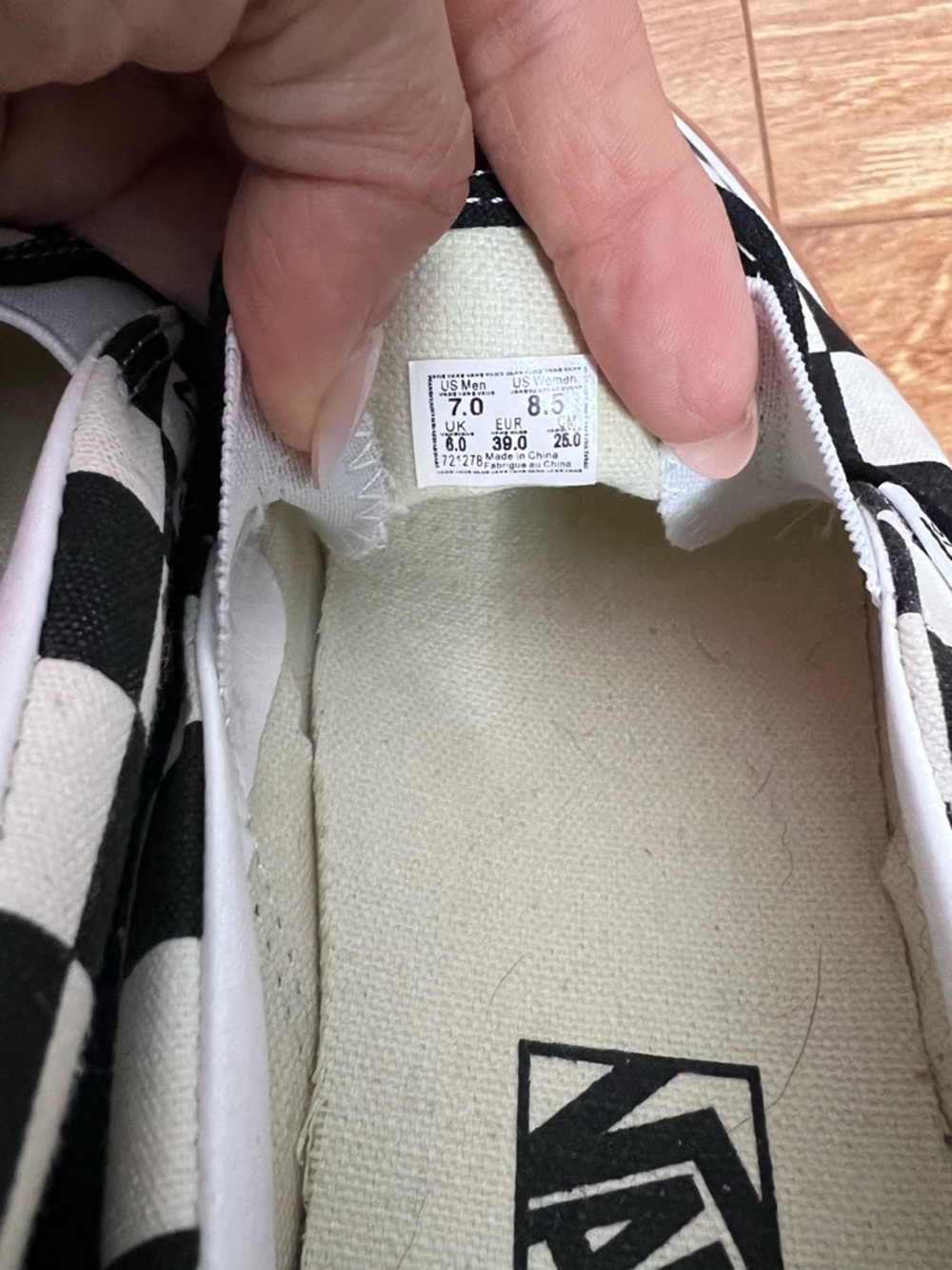 Vans Stacked Checkered platform sneakers 8.5 - Picture 5 of 11